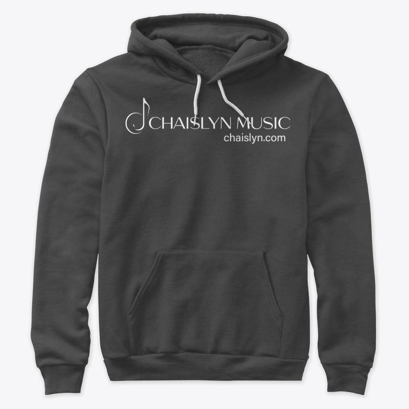 Chaislyn Music White Print Hoodie